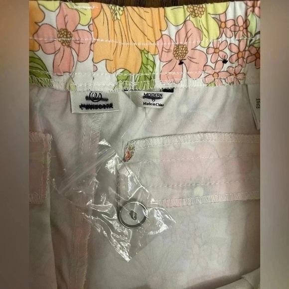 Versona Modern Spring Floral Straight Leg Pastel Pants Women’s size 8 NWOT - Picture 5 of 13